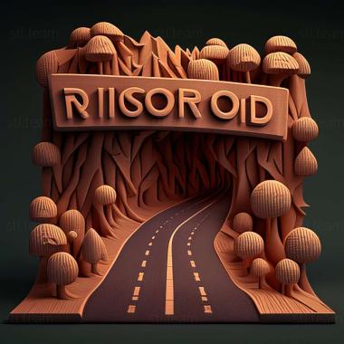 3D model No Straight Roads game (STL)